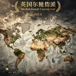 medival fantasy world map with multiple continents