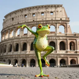 frogman dancing in rome