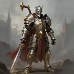 paladin, dungeon and dragons, character concept, very detailed, trending on artstation, portrait
