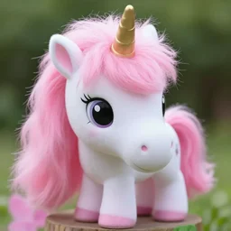 pink fluffy unicorn