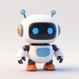cute small robot concept art