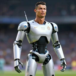 cristiano ronaldo as a robot