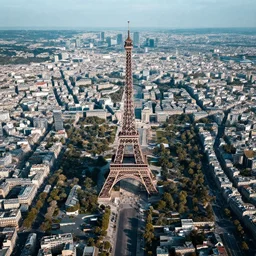 aerial view of the city of Paris underwater, trending on 500px, canon 5D mk2