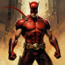 daredevil painting by boris vallejo 4 k