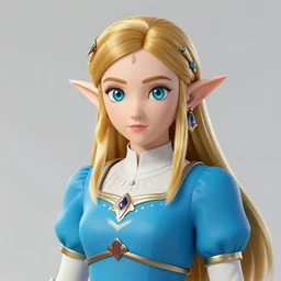beautiful portrait of Princess Zelda from Breath of the Wild, by Mark Arian