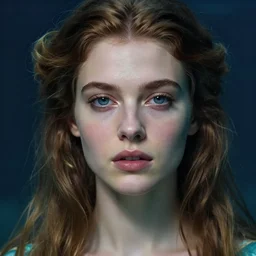 prophecy of mermaid queen, portrait of a beautiful woman, high detail, 8 k, face, by gaston bussiere, bayard wu, greg rutkowski, auguste bourotte, maxim verehin, bastien deharme, masterpiece, sharp focus, cinematic lightning