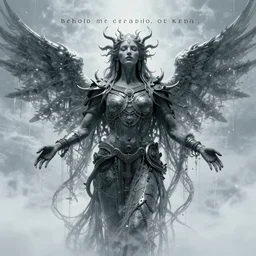 Behold the creation Of future God, Awareness of coldest form, To process is to exist, Behold the creation Of future God