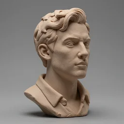 scott weiland made out of polymer clay detailed sculpture trending on artstation
