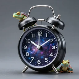 Galactic lizard knight alarm clock