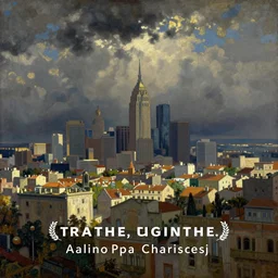 a city, 20th century painting