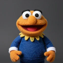 triple h as a muppet. highly detailed felt. hyper real photo. 4 k.