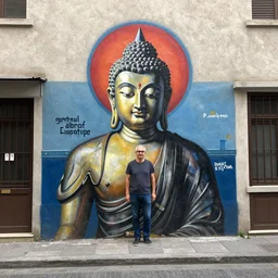 by giovanni gabriele cantone, by winslow homer sigma 8 5 mm f / 1. 4. a beautiful street art. reality becomes illusory & observer - oriented when you study general relativity. or buddhism. or get drafted.