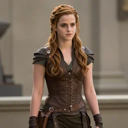 emma watson as katniss everdeen in the hunger games ( 2 0 1 2 )