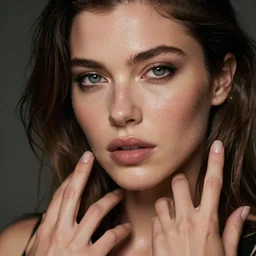 epic masterpiece mila jovovic, sweaty skin, hyperrealistic, octane render, cinematic, beautiful face and flawless skin, perfect hands, 5 fingers,  by Edgar Maxence and Ross Tran and Michael Whelan, Legends of Runeterra