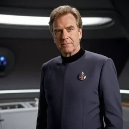Professor Xavier of the U.S.S. Enterprise