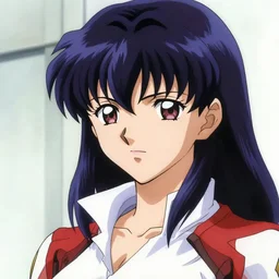 a highly detailed beautiful portrait of misato katsuragi anime, by gregory manchess, james gurney, james jean