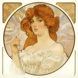 bar rafaeli portrait by alphonse mucha