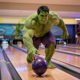 film still of Hulk going bowling in Avengers Endgame, 4k