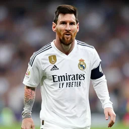 leonel messi as a real madrid player