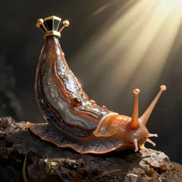 zoological portrait of a slug king by greg rutkowski