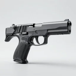 highly detailed gun, product showcase
