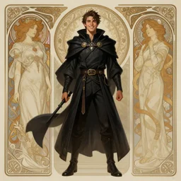 young shadow mage male, joyful, d & d, fantasy, intricate, elegant, full body, highly detailed, digital painting, artstation, concept art, matte, sharp, illustration, hearthstone, art by artgerm and greg rutkowski and alphonse mucha
