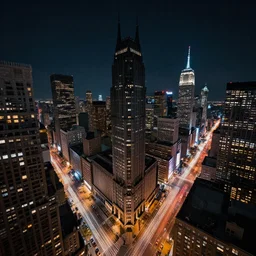 gotham city at night, beautiful dynamic lighting, cinematic, wide angle establishing shot, extremely high detail, photo realistic, cinematic lighting, post processed, concept art, artstation, matte painting, style by frederic church, raphael lacoste, unreal engine 8 k