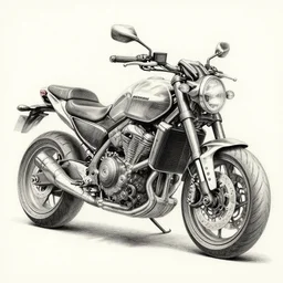 dragon motorcycle by Craig Mullins, pencil drawing, highly detailed