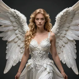 a gorgeous angel, fantasy art, digital art, highly detailed, intricate, volumetric lighting, sharp focus, trending on artstation hq, deviantart, pinterest, unreal engine 5, 4 k uhd image