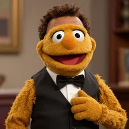 Samuel L Jackson as a muppet, 4k