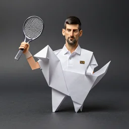 novak djokovic origami