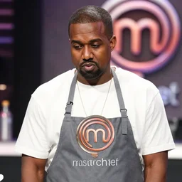 kanye west in masterchef, high quality