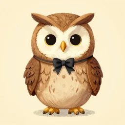 a cute owl in victorian outfit, illustration, 8 k, by roby dwi antono, by daiyou uonome, by mark ryden