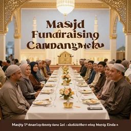 masjid fundraising campaign dinner - 1 1 th may update