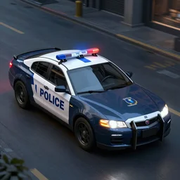 cyberpunk police car concept art, photorealistic, concept art, high definition, game ready asset
