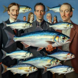 fish by _ beeple, artgerm, _ aaron _ horkey _ amanda _ sage _ bauhaus, salvador dali, _ bernie _ wrightson _ bruce pennington _ frank _ stella _ anne _ stokes _ alena _ aenami _ angus _ mckie, alex grey, akira toriyama, arthur adams, hp lovecraft, andre masson, brian despain. surreal, artstation, design 4 k, native, hd,