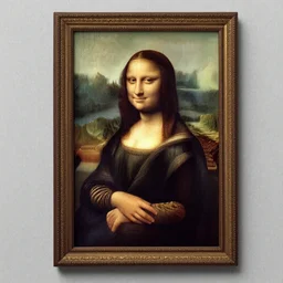 mona lisa, by mc escher