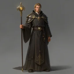 high fantasy priest designed by Greg rutkowski, concept art, fantasy, 4k, CG render n-9