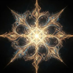 a deep perspective photo real render of tribal glowing fractals and ornate flowing light streams sacred geometry, by beeple, by donato giancola, unreal engine