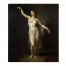 calypso, a stunning beautiful dark painting by johann heinrich fuseli