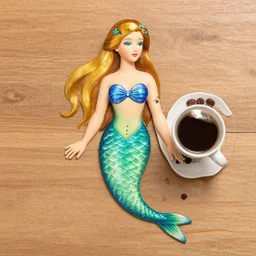 mermaid and coffee