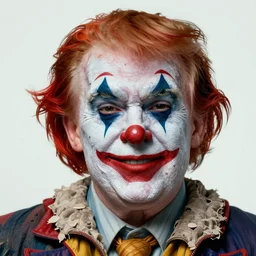 donald trump is a disgusting clown, grotesque, horror, high details, intricate details, by vincent di fate, artgerm julie bell beeple, 1980s, inking, vintage 80s print, screen print