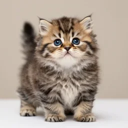 a cute persian chinchilla tiger puppy