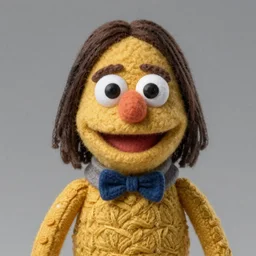 dave grohl as a muppet. highly detailed felt. hyper real photo. 4 k.