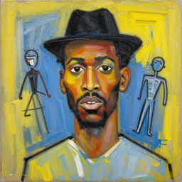 basquiat painting of venong