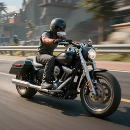 a harley davidson on rocket league, high resolution