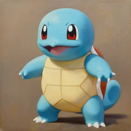 highly realistic pokemon squirtle, oil on canvas, intricate, portrait, 8 k highly professionally detailed, hdr, cgsociety