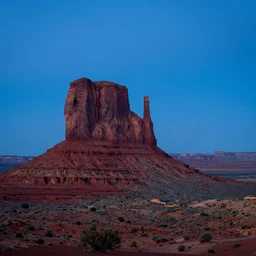 landscape photography by marc adamus, monument valley, blue hour, high quality