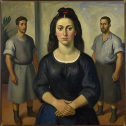 workers ( 1 9 3 3 ), tarsila do amaral, oil on canvas