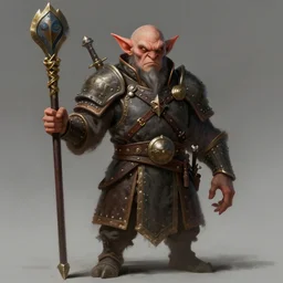 a highly detailed digital painting of an intimidating goblin general, digital art, concept art